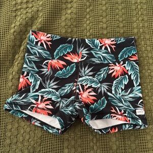 GRYT Floral Booty Shorts